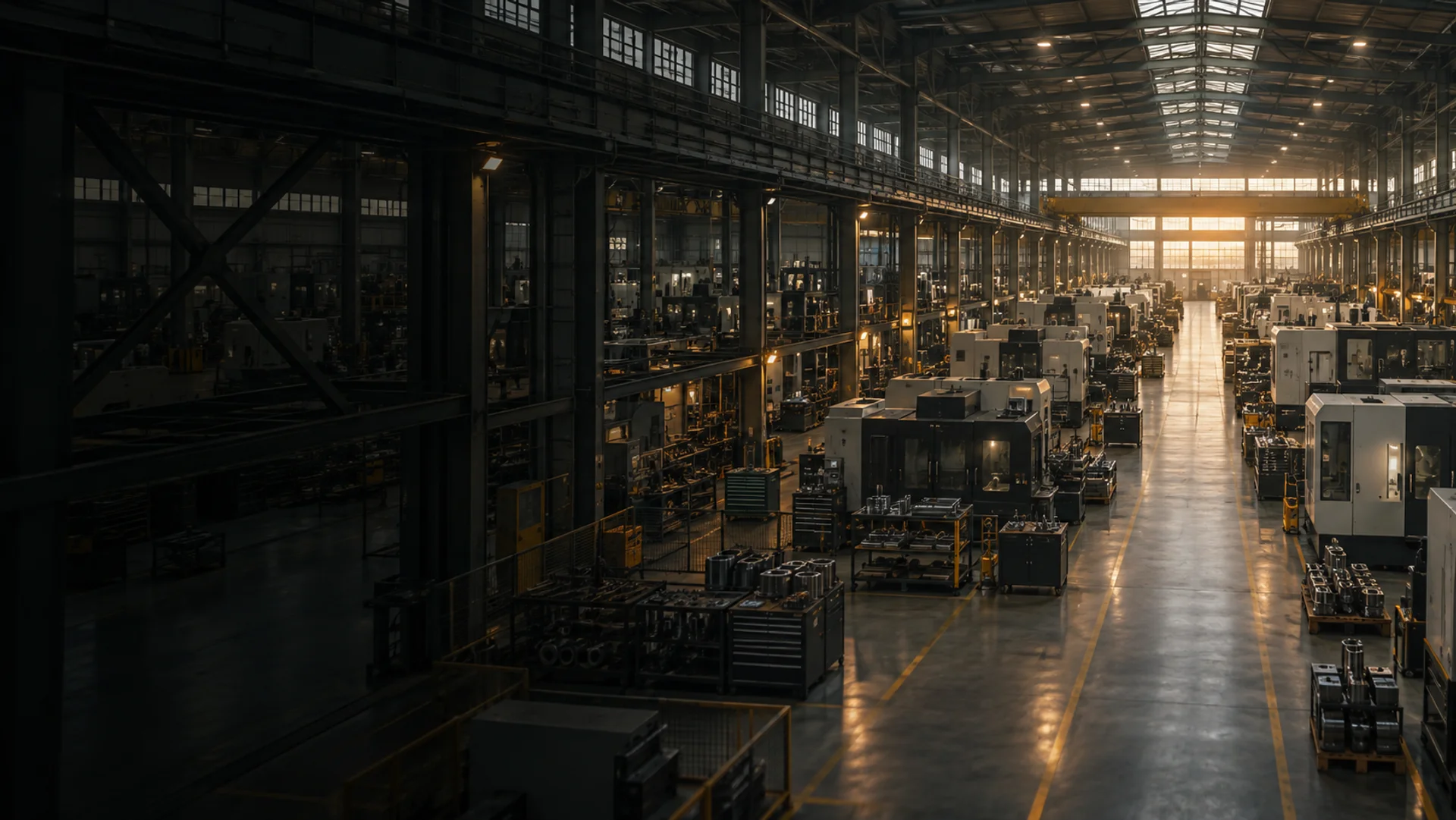 Illustrative manufacturing facility for a sample content campaign